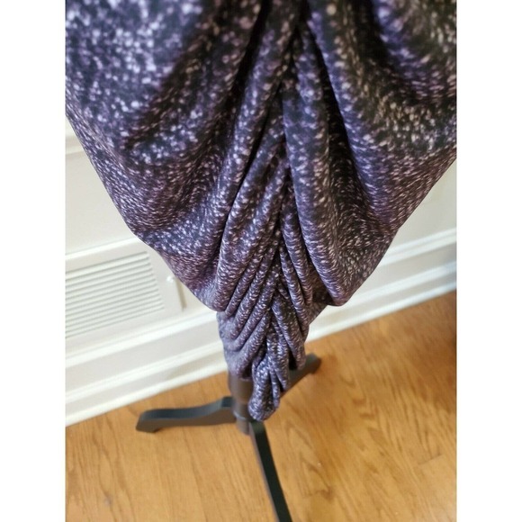 MICHAEL KORS shift dress ruched stretch modern L - Picture 5 of 9